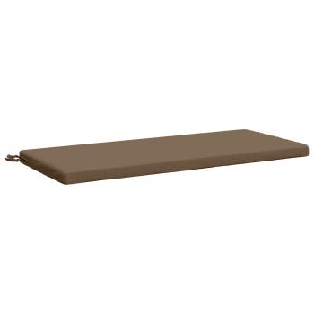 ARDEBO.de - Bankkissen SOEST 100 % Polyester Taupe 110 x 50 x 5 cm