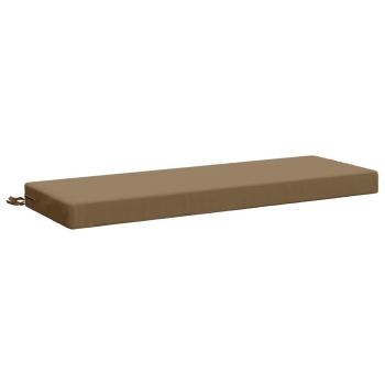 Bankkissen SOEST 100 % Polyester Taupe 120 x 40 x 8 cm