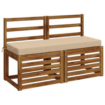 Bankkissen SOEST 100 % Polyester Creme 120 x 40 x 8 cm