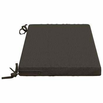 Bankkissen SOEST 100 % Polyester Anthrazit 80 x 40 x 5 cm