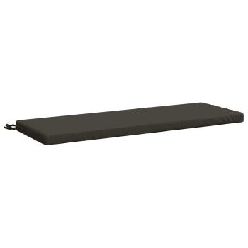 ARDEBO.de - Bankkissen SOEST 100 % Polyester Anthrazit 110 x 40 x 5 cm