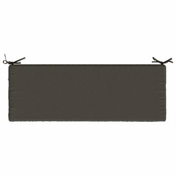 Bankkissen SOEST 100 % Polyester Anthrazit 110 x 40 x 5 cm