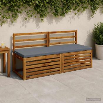 ARDEBO.de - Bankkissen SOEST 100 % Polyester Blau 150 x 50 x 5 cm
