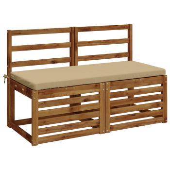 Bankkissen SOEST 100 % Polyester Beige 120 x 50 x 5 cm
