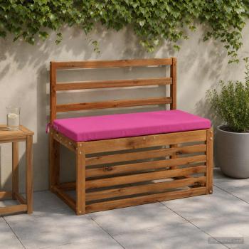 ARDEBO.de - Bankkissen SOEST 100 % Polyester Rosa 80 x 40 x 5 cm