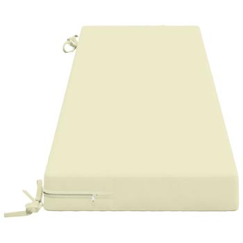 Bankkissen SOEST 100 % Polyester Creme 160 x 40 x 8 cm