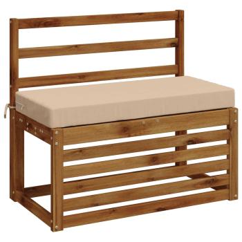 Bankkissen SOEST 100 % Polyester Creme 80 x 40 x 8 cm
