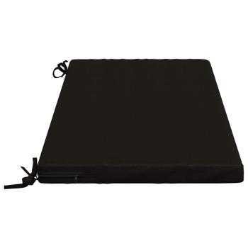 Bankkissen SOEST 100 % Polyester Schwarz 120 x 50 x 5 cm