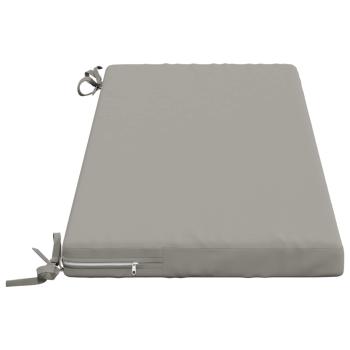 Bankkissen SOEST 100 % Polyester Grau 120 x 40 x 5 cm