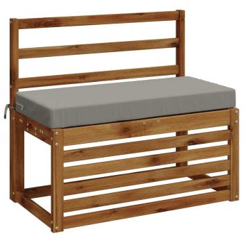 Bankkissen SOEST 100 % Polyester Grau 60 x 40 x 8 cm