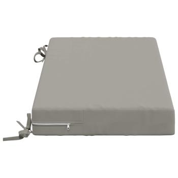 Bankkissen SOEST 100 % Polyester Grau 60 x 40 x 8 cm