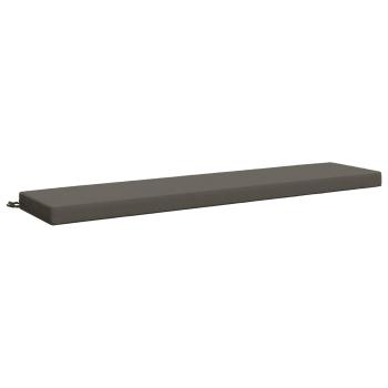 Bankkissen SOEST 100 % Polyester Grau 170 x 40 x 8 cm