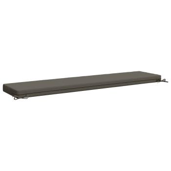 Bankkissen SOEST 100 % Polyester Grau 170 x 40 x 8 cm