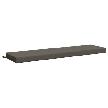 Bankkissen SOEST 100 % Polyester Grau 150 x 40 x 8 cm