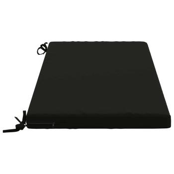 Bankkissen SOEST 100 % Polyester Schwarz 110 x 50 x 5 cm