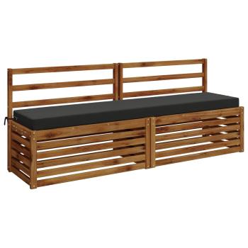 Bankkissen SOEST 100 % Polyester Anthrazit 200 x 40 x 8 cm
