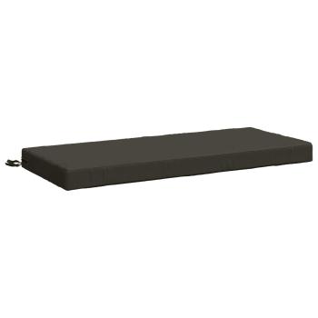 ARDEBO.de - Bankkissen SOEST 100 % Polyester Anthrazit 120 x 50 x 8 cm