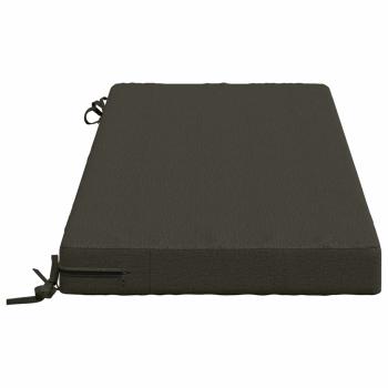 Bankkissen SOEST 100 % Polyester Anthrazit 120 x 50 x 8 cm