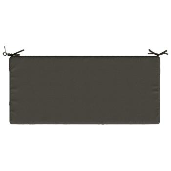 Bankkissen SOEST 100 % Polyester Anthrazit 120 x 50 x 8 cm
