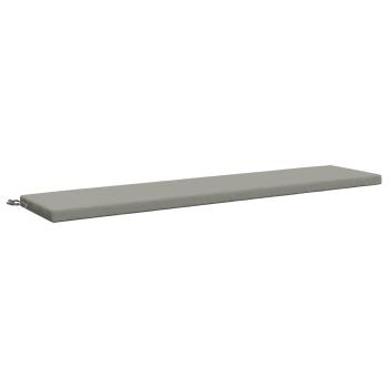 Bankkissen SOEST 100 % Polyester Grau 200 x 40 x 5 cm