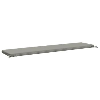 Bankkissen SOEST 100 % Polyester Grau 200 x 40 x 5 cm