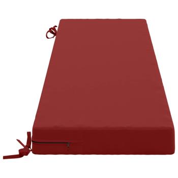 Bankkissen SOEST 100 % Polyester Weinrot 150 x 40 x 8 cm