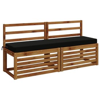 Bankkissen SOEST 100 % Polyester Schwarz 150 x 40 x 8 cm