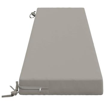 Bankkissen SOEST 100 % Polyester Grau 180 x 40 x 8 cm