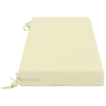Bankkissen SOEST 100 % Polyester Creme 120 x 40 x 8 cm