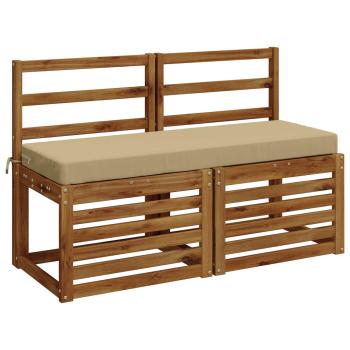 Bankkissen SOEST 100 % Polyester Beige 120 x 40 x 8 cm