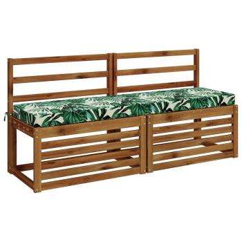 Bankkissen SOEST 100 % Polyester Blattmuster 150 x 40 x 8 cm
