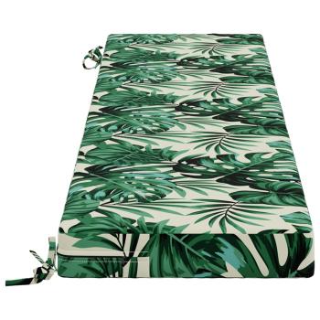 Bankkissen SOEST 100 % Polyester Blattmuster 150 x 40 x 8 cm