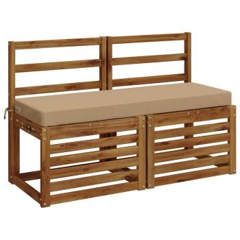 Bankkissen SOEST 100 % Polyester Sand 110 x 40 x 8 cm