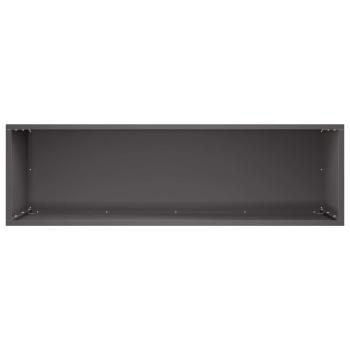 Garten-Pflanzgefäß Schwarz 100 x 30 x 50 cm Kaltgewalzter Stahl