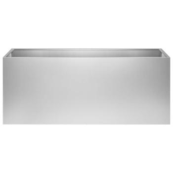 Garten-Pflanzgefäß Silber 100 x 30 x 50 cm Verzinkter Stahl