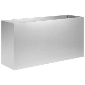 Garten-Pflanzgefäß 2 stk. Silber 100 x 30 x 40 cm
