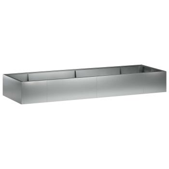 Stützmauer 8 stk. 300 x 100 x 40 cm Verzinkter Stahl Silber
