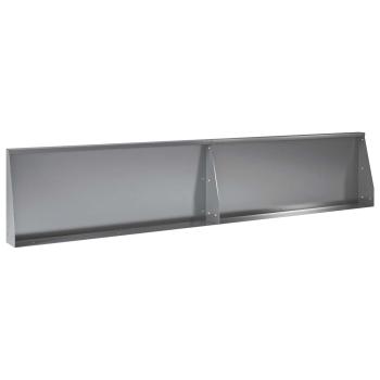 Stützmauer 8 stk. 300 x 100 x 40 cm Verzinkter Stahl Silber