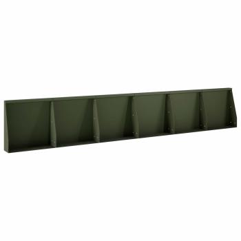 St?tzmauer 6 stk. 40 x 12 x 30 cm Stahl Olivgr?n