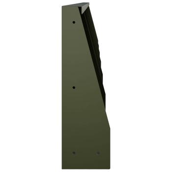St?tzmauer 6 stk. 40 x 12 x 30 cm Stahl Olivgr?n