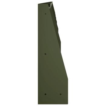 St?tzmauer 6 stk. 100 x 12 x 50 cm Stahl Olivgr?n