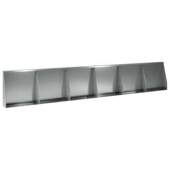 St?tzmauer 6 stk. 40 x 12 x 30 cm Verzinkter Stahl Silber