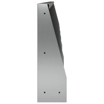 St?tzmauer 6 stk. 40 x 12 x 30 cm Verzinkter Stahl Silber