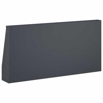 Stützmauer 6 stk. 40 x 12 x 50 cm Stahl Anthrazit