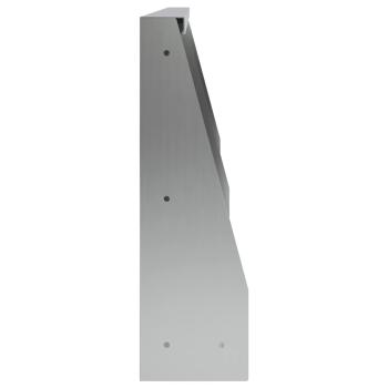 St?tzmauer 6 stk. 60 x 12 x 30 cm Verzinkter Stahl Silber