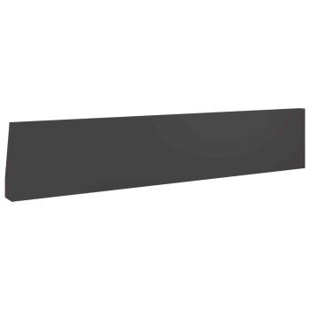 Stützmauer 6 stk. 100 x 12 x 40 cm Stahl Schwarz