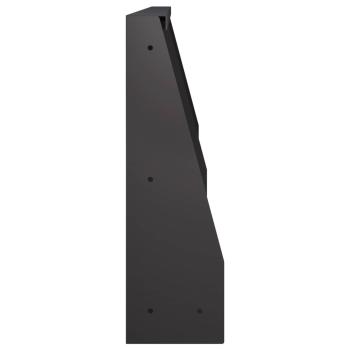 Stützmauer 6 stk. 60 x 12 x 50 cm Stahl Schwarz