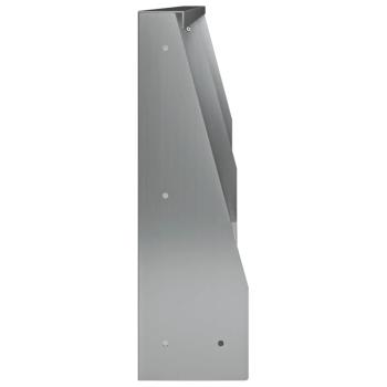 Stützmauer 2 stk. 100 x 12 x 40 cm Verzinkter Stahl Silber