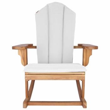Garten Adirondack Schaukelstuhl Natur Massivholz Teak