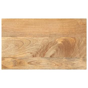 ARDEBO.de - Tischplatte 60x20x2,5 cm Rechteckig Massivholz Mango